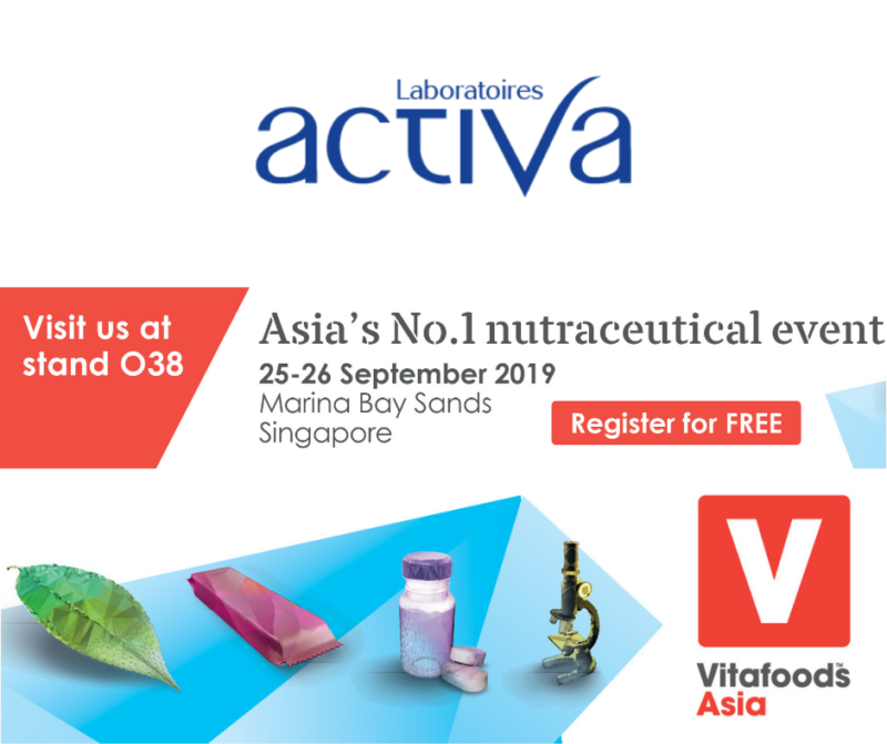 Les Laboratoires Activa à Vitafoods Asia