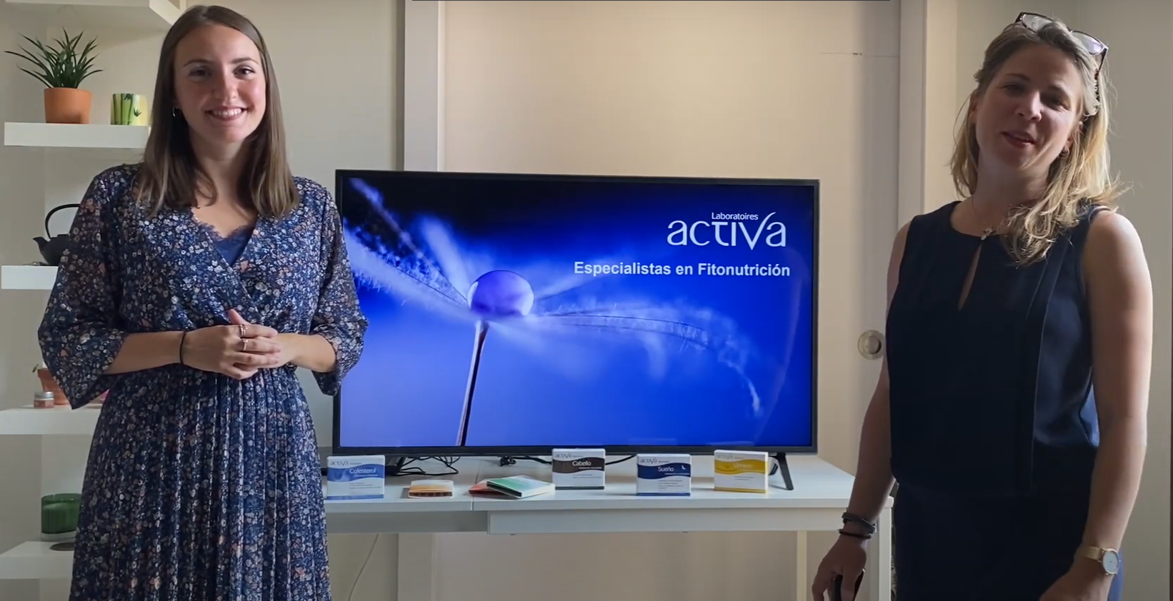 Océane (Area manager) et Marie-Laure (Business developer), présente les Laboratoires Activa