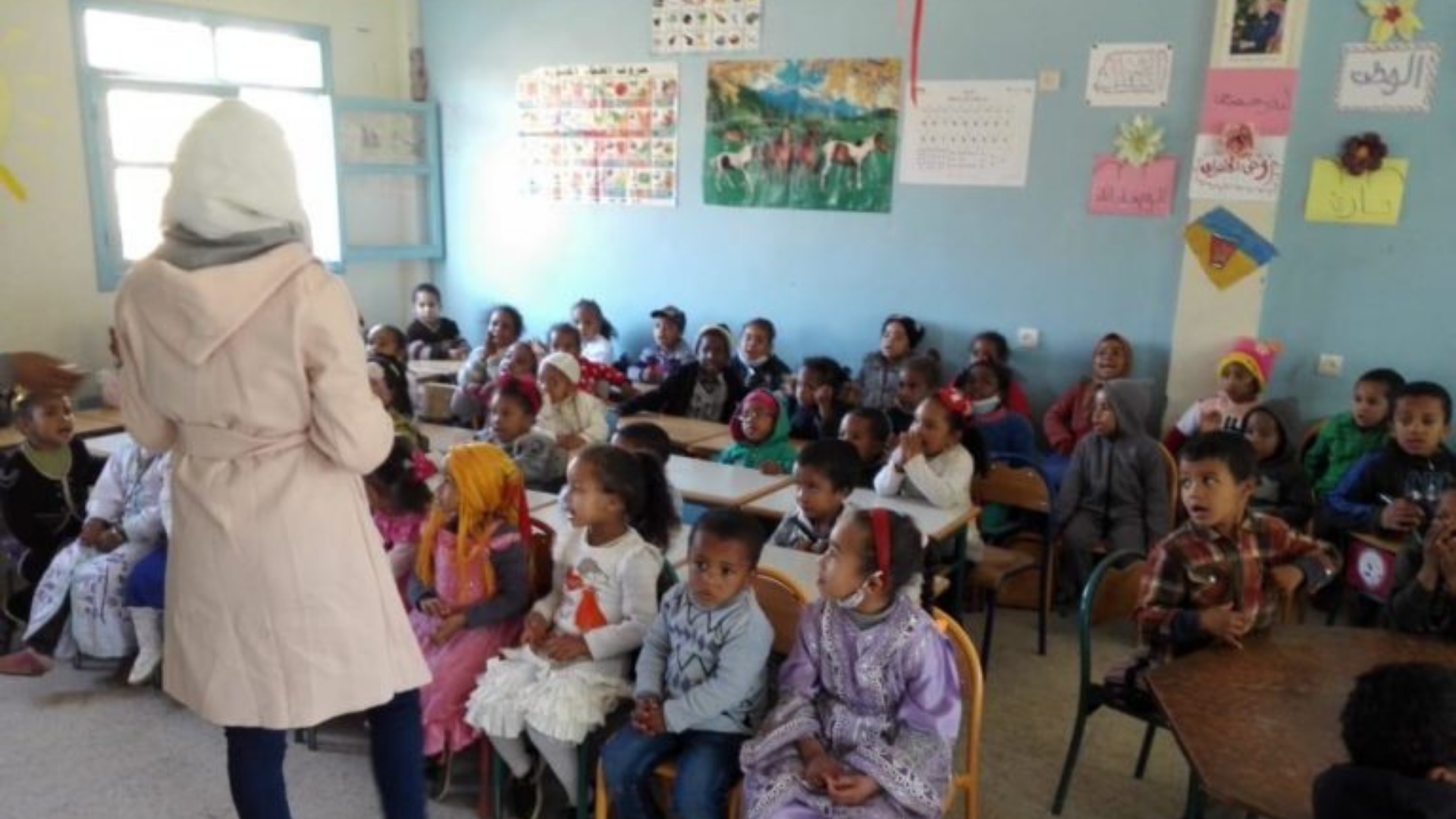 Ecole maternelle à Timidart, les premiers diplômes, janvier 2021